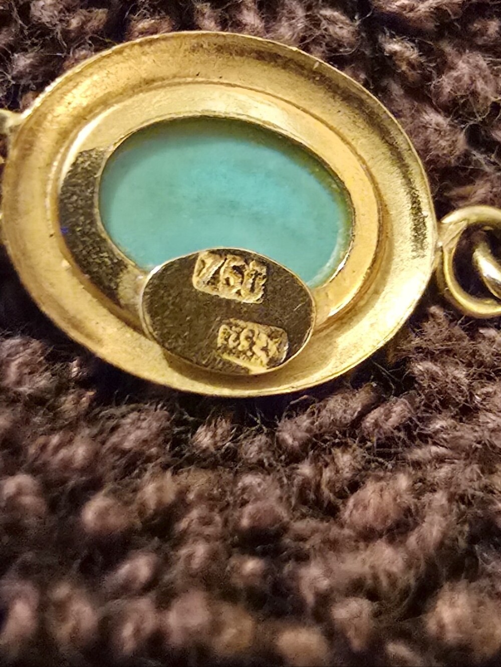 18K Gold Link Bracelet From Italy. 750 Stamp - Picture 6 of 9